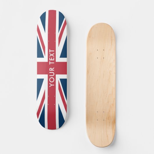 De Union Jack Britse Vlag Skateboard (Voorkant)