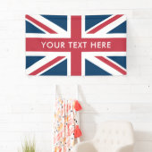 De Union Jack Britse vlag Spandoek (Insitu)