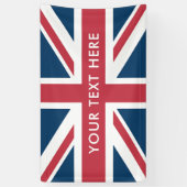 De Union Jack Britse vlag Spandoek (Verticaal)
