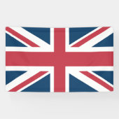 De Union Jack Britse Vlag Spandoek (Horizontaal)