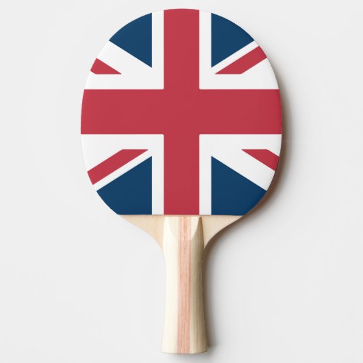 De Union Jack Britse vlag Tafeltennisbatje (Voorkant)