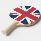 De Union Jack Britse vlag Tafeltennisbatje (Voorkant Gekanteld)