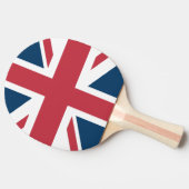 De Union Jack Britse vlag Tafeltennisbatje (Zijkant)