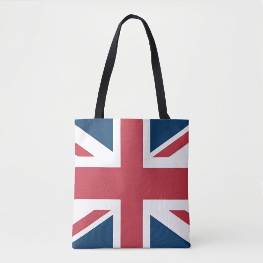 De Union Jack Britse vlag Tote Bag (Voorkant)