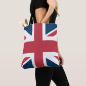 De Union Jack Britse vlag Tote Bag (Dichtbij)