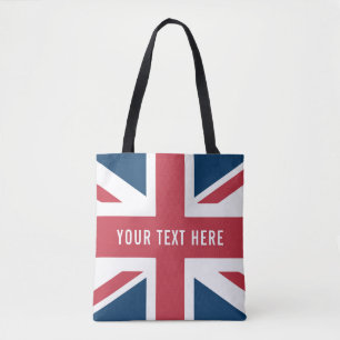 De Union Jack Britse vlag Tote Bag