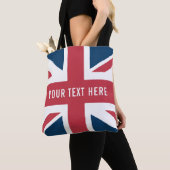 De Union Jack Britse vlag Tote Bag (Dichtbij)