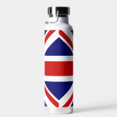 De Union Jack Vlag met Funny Quote Waterfles (Rechts)