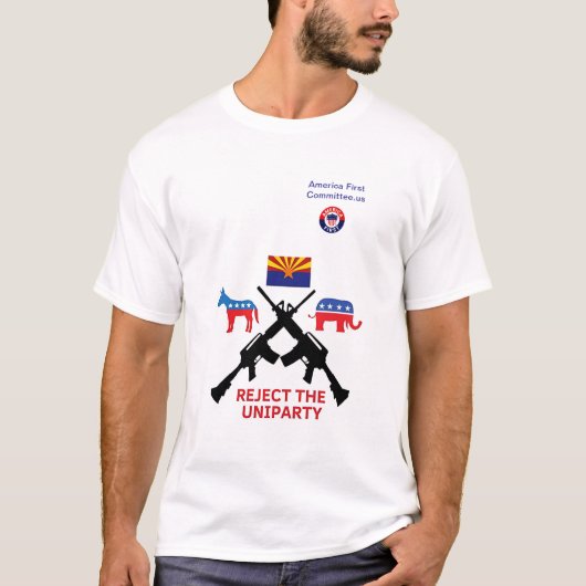De Uniparty afwijzen T-shirt (Voorkant)