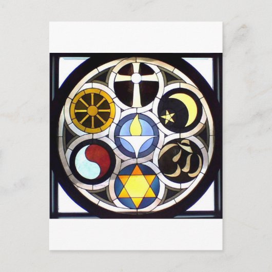 De Unitaire Universalistische Kerk Rockford, IL Briefkaart (Voorkant)