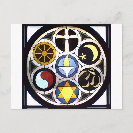 De Unitaire Universalistische Kerk Rockford, IL Briefkaart (Voorkant)