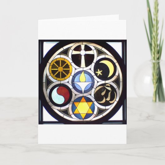 De Unitaire Universalistische Kerk Rockford, IL Kaart (Voorkant)