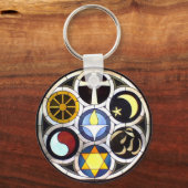 De Unitaire Universalistische Kerk Rockford, IL Sleutelhanger (Voorkant)