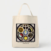 De Unitaire Universalistische Kerk Rockford, IL Tote Bag (Voorkant)