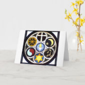 De unitaristische Universele Kerk Rockford, IL Kaart (Gele Bloem)