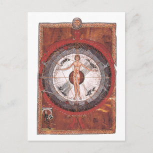 De Universele Mens - Hildegard von Bingen Briefkaart