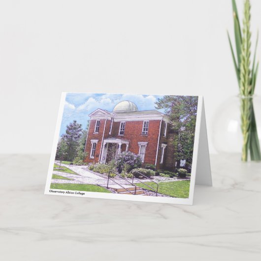 De Universiteit van Albion van het Kaart (Voorkant)