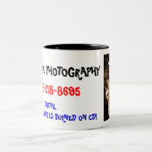 DE UNIVERSITEIT VAN ILLINOIS, DE OP.. - Gepersonal Tweekleurige Koffiemok (Center)