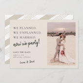 De update van het Posthuwelijk van Cream sparen de Save The Date