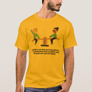 De ups & downs van het leven als een T-shirt met z