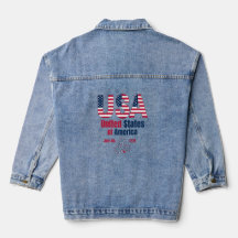 De USA 1776 Denim Jas