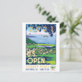 De USA Golf Open 2021 TORREY PINES cadeaus Briefkaart (Staand voorkant)