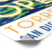 De USA Golf Open 2021 TORREY PINES geschenken Poster (Hoek)