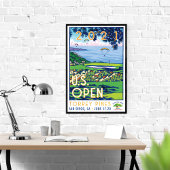 De USA Golf Open 2021 TORREY PINES geschenken Poster