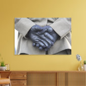 De USS New York Canvas Afdruk (Insitu (Woonkamer))