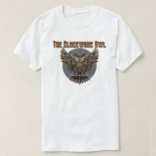 De uurwerk uil t-shirt (Design voorkant)