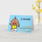 De V.N. Niño van S! Gelukwensen op de Jongen van Kaart (Gele Bloem)