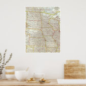 De "V.S.: 1958 KAART… Poster (Keuken)