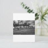 De V.S., Brug op Port Arthur, TX. Zwart-wit. Briefkaart (Staand voorkant)