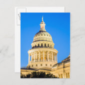 De V.S., Texas, Austin. De Bouw van het Capitool Briefkaart (Voorkant / Achterkant)