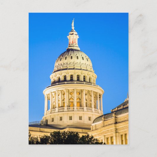 De V.S., Texas, Austin. De Bouw van het Capitool Briefkaart (Voorkant)