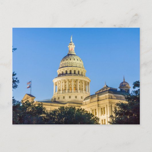 De V.S., Texas, Austin. De Bouw van het Capitool Briefkaart (Voorkant)