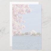 De V.S., Washington DC, de boom van de Kers Briefpapier (Voorkant / Achterkant)