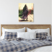 De vaandeldrager van “Mohammed, boodschapper van A Canvas Afdruk (Insitu (Slaapkamer))