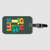 De vaardigheid van het autisme ziet de Abel niet h Bagagelabel (Voorkant (horizontaal))