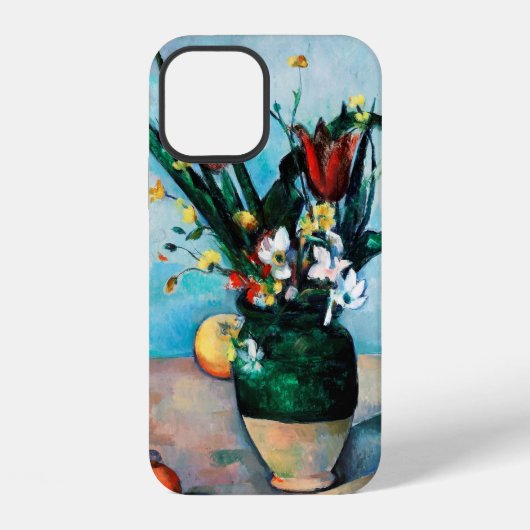 De vaas met tulpen, Paul Cezanne iPhone Hoesje (Achterkant)