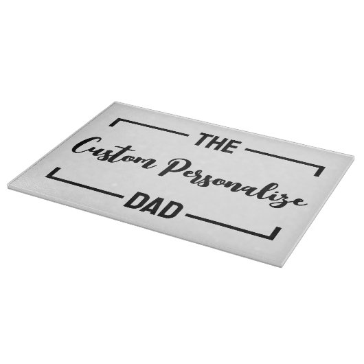 De vader Vaderdag vader verjaardag papa gewoonte Snijplank (Hoek)