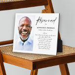 De vader van de afgestudeerde in de hemel voor Afs Fotoplaat<br><div class="desc">Deze ontroerende gedenkplaat is een hartelijke manier om een geliefde te eren die is overleden, maar nog steeds wordt herinnerd. De plaquette bevat een foto naast de gepersonaliseerde tekst "Gereserveerd", met de naam van de geliefde van de afgestudeerde en relatie voor de afstuderen, waardoor een aangrijpende herinnering wordt gecreëerd aan...</div>