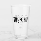 De Vader van de Bruid Tumbler Glas (Voorkant)