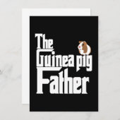 De vader van de cavia Pig Bedankkaart (Voorkant / Achterkant)