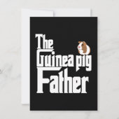 De vader van de cavia Pig Bedankkaart (Voorkant)