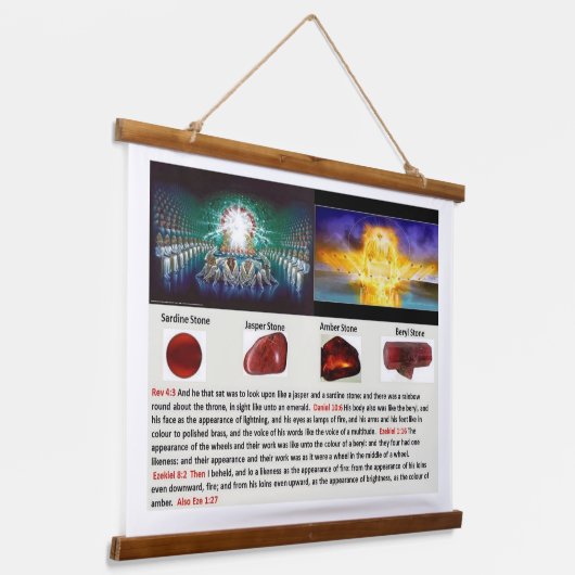 DE VADER VAN DE HEMEL VISAGE HANGEND WANDKLEED (Gebogen)