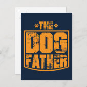 De vader van de hond droeg grafisch briefkaart (Voorkant / Achterkant)