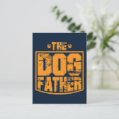 De vader van de hond droeg grafisch briefkaart (Staand voorkant)