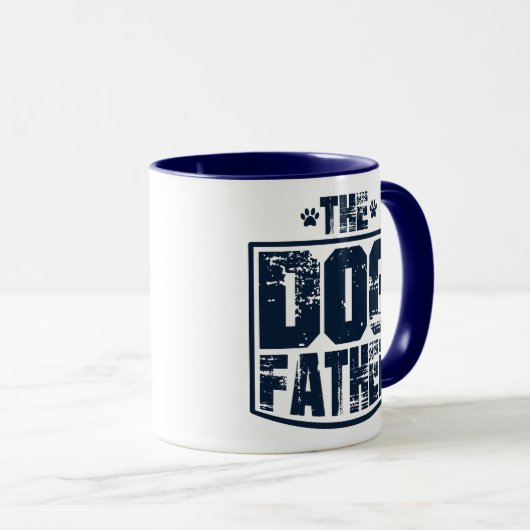 De vader van de hond droeg grafisch mok (Voorkant rechts)