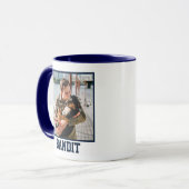 De vader van de hond droeg grafisch mok (Voorkant links)